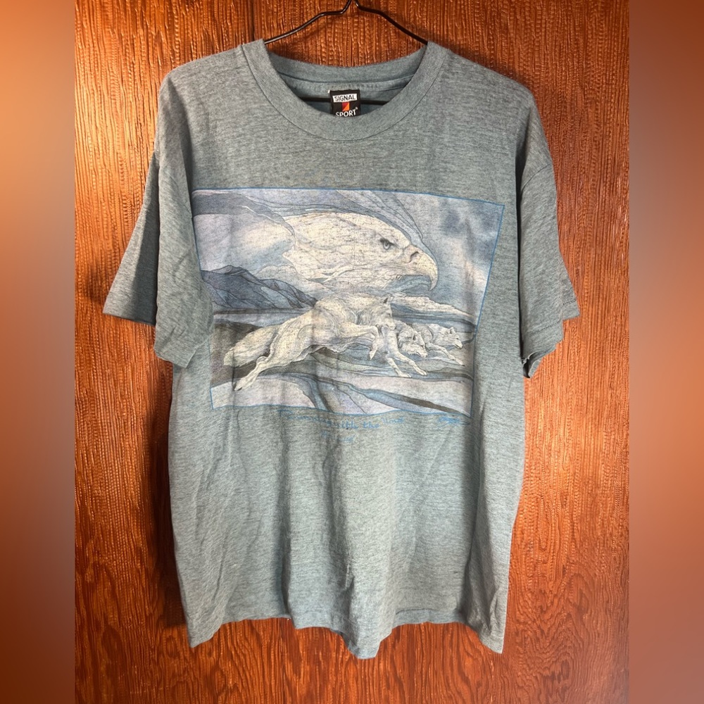 Signal Sport Vintage Eagle Tshirt Mens Medium